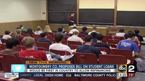 Montgomery County bill on student loans proposed