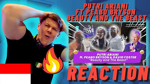 🇮🇩Putri Ariani ft Peabo Bryson - Beauty and the Beast - IRISH REACTION