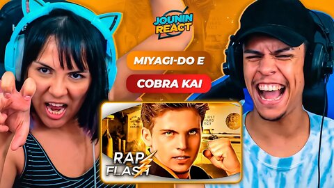 Rap do Robby (Cobra Kai) - SEM FRAQUEZA // Flash Beats | [React em Casal] 🔥