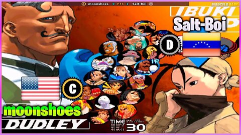 Street Fighter III: 3rd Strike (moonshoes Vs. Salt-Boi) [U.S.A Vs. Venezuela]