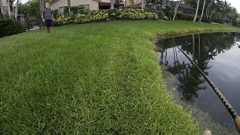 Male KAREN Pushes FISHERMEN Into LAKE