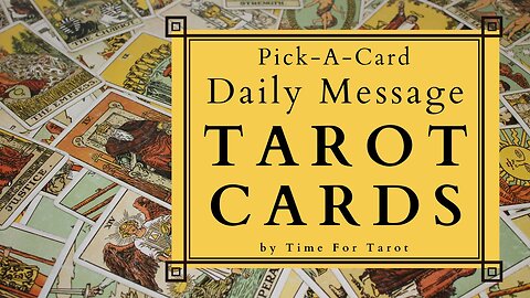 Tarot Card Reading - Pick-A-Card Daily Message