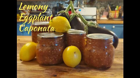 Lemony Eggplant Caponata