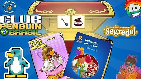 [Reup] Código Cetro Com Moeda + Segredos Dos Catálogos Julho 2022 • Pin | Club Penguin Brasil