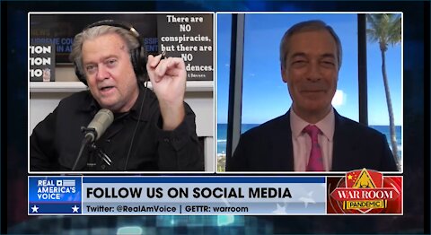 Steve Bannon asks Nigel Farage About MI6's Recent Announcement