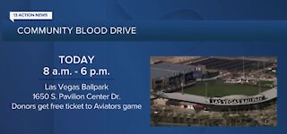 Blood drives happening this week