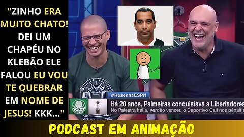 MARCOS FALANDO DAS BRIGAS NO JOGO DE DOIS TOQUES| RESENHA ESPN MARCOS OSÉAS E JÚNIOR