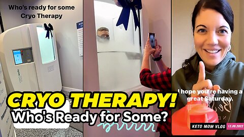 Who's ready for Cryo-Therapy? Cheers To A Great Saturday! | KetoMom Vlog