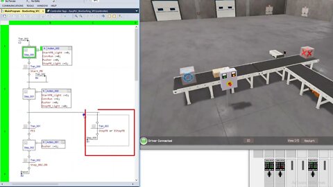 Programming a Sequential Function Chart For Box Sorting Using a Pusher