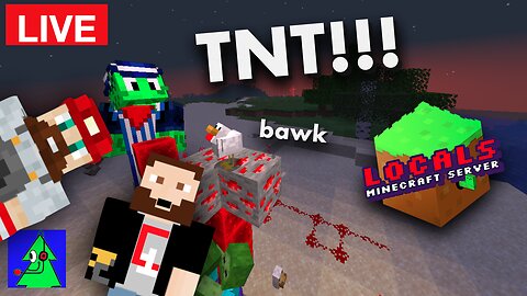 TNT Mining Enterprises! (with SkyBry, G1Games) - Locals Minecraft Server SMP Ep36 LiveStream