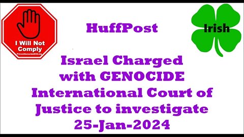 U.N. Court Acknowledges Genocide Risk In Gaza, Dealing Historic Blow To Israel And U.S. 25-Jan-2024