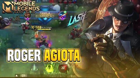 INVOQUEI O ROGER AGIOTA PARA ABENÇOAR A PT | BUILD ATUALIZADA PRO ROGER | MLBB