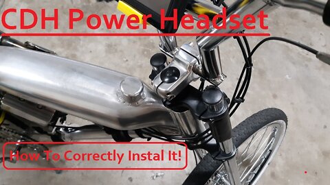 CDH Power Triple Tree Headset - How To Install It Correctly So It Has No Bearing Play!