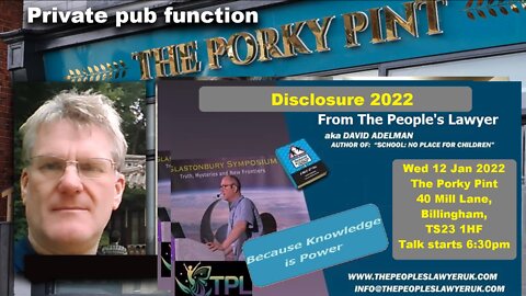 David Alderman - Disclosure 2022 at the Porky Pint