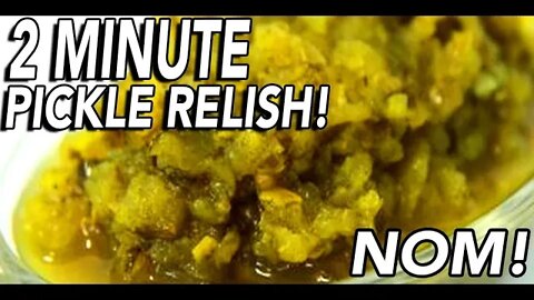 HOMEMADE PICKLE RELISH FAST & EASY | Chomp Chomp Chewy