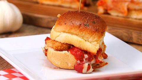 Chicken Parmesan Sliders