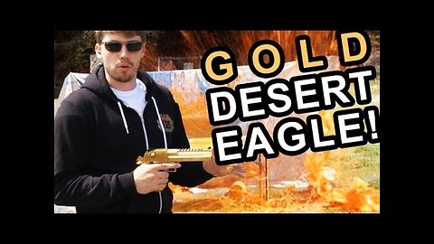 GOLD DESERT EAGLE 50 CAL