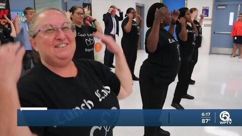 'Lunch Lady Squad' shows off newest Palm Beach County school cafeteria menu items