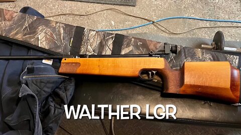 Walther LGR single stroke pneumatic.177 air rifle first real test targets