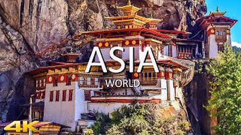 ASIA (4K UHD) | Relaxing music for meditation and sleep | Video with nature