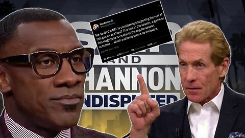 Shannon Sharpe returns and it got UGLY with Skip Bayless over Damar Hamlin tweet on Undisputed!