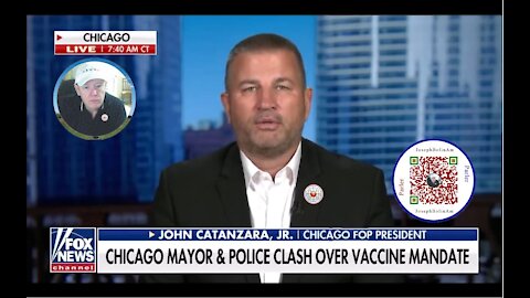 @DonaldJ.Trump Chicago Mayor Lightfoot Clashes With Police Over Vaccine Mandate