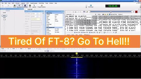 Hellschreiber, HF Digital Mode For Ham Radio, More Digital Modes Exist Other Than FT-8