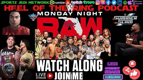 🟡WWE Raw Live Reactions & Watch Along (No Footage Shown)| Rollins & Balor Contract Signing more