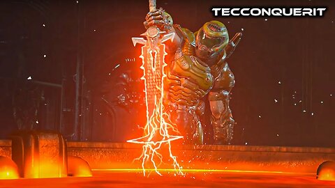 DOOM Eternal Activating the Crucible Sword & Testing it hehe boi