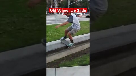 Lip Slide #skateboarding #streetskating #streetstyle skateboarder #oldschool #skateboardtricks #fun