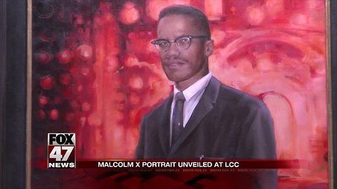 Malcolm X portrait unveiled at LCC