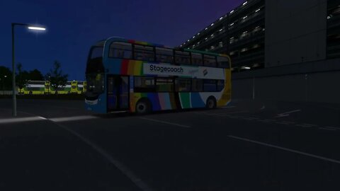 10638 - Stagecoach Pride - Departing Lincoln Bus Station