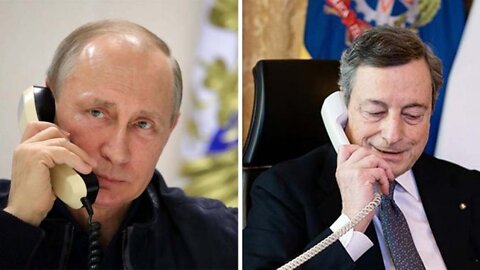 DRAGHI CANTA "FOTOROMANZA" E CON "IL MORALE IN CANTINA" PER IL PAGAMENTO IN RUBLI CHIAMA PUTIN