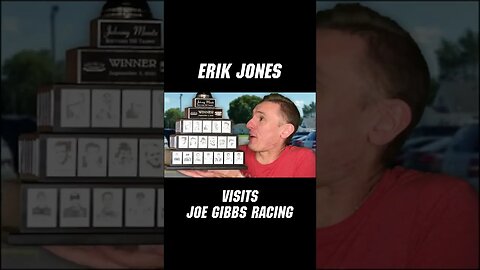 Erik Jones Visits Joe Gibbs Racing | #Shorts #NASCAR