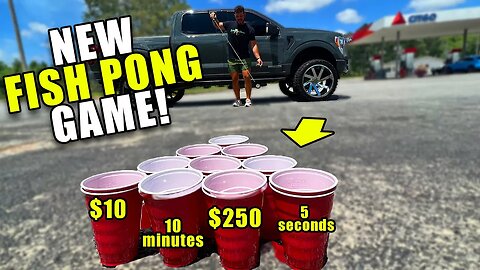 We Made The World's First "FISH PONG" Game!