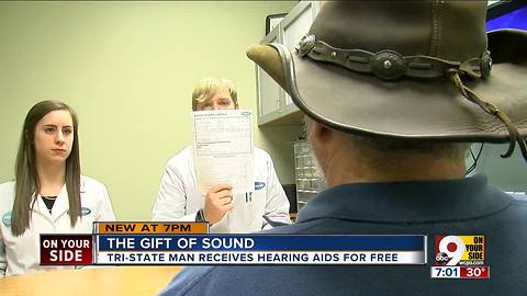 Man receives free hearing aids for Christmas