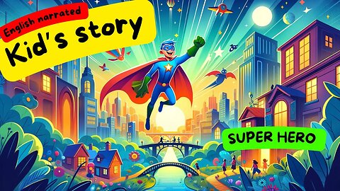 Super Sam saves the day - story for kids in English