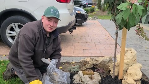 How to Mulch Garden beds! ft G-mom Johnson | LEAF IT ALONE