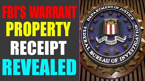 HUGE BOMB! FBI'S WARRANT & PROPERTY RECEIPT REVEALED: TRUMP REQUESTS RETURN OF PRIVILEGED DOCUMENTS!