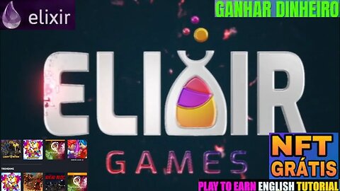 NOVA PLATAFORMA ELIXIR DE JOGOS PAGANDO CRIPTOMOEDAS / TUTORIAL COMPLETO