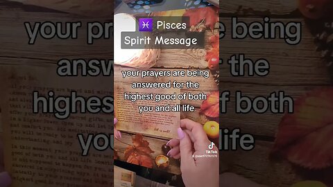 ♓ Pisces~Spirit Message for September Tarot