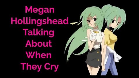 Megan Hollingshead Talking about When They Cry #anime #whentheycry #voiceacting #voiceactor