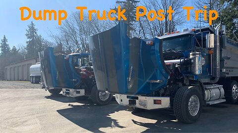 Quick Post Trip Vehicle Inspection On a Kenworth Dump Truck