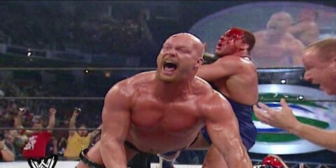 Kurt Angle vs "Stone Cold" Steve Austin SummerSlam 2001 Highlights