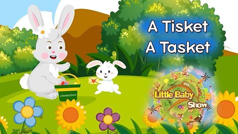 A Tisket A Tasket Poem 2024 - New Nursery Rhyme Song 2024 - Cartoons for Babies - English Poems