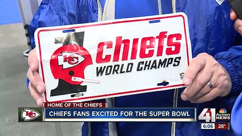 Chiefs fans excited for the Super Bowl