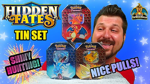 Hidden Fates Tin Set #3 | Shiny Hunting | Pokemon Cards Opening