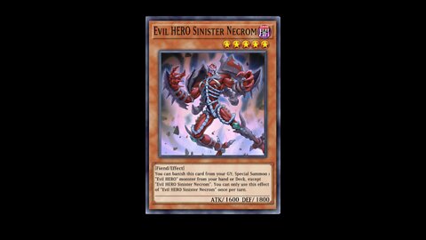 Yu-Gi-Oh! Evil HERO Sinister Necrom