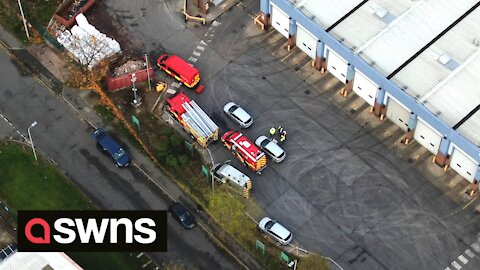 Emergency services rush to Walkers Crisps factory in Leicester after huge fire breaks out