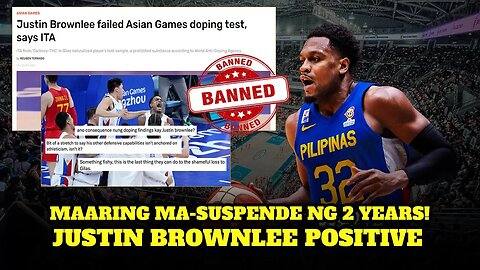 JUSTIN BROWNLEE PASADO SA ANTI-DOPING TEST NG ITA! 🤯